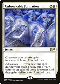 Unbreakable Formation, Ravnica Allegiance
