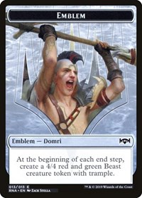 Emblem - Domri, Chaos Bringer, Ravnica Allegiance