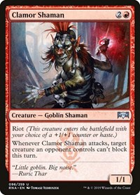 Clamor Shaman, Ravnica Allegiance