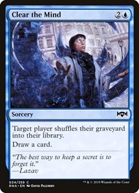 Clear the Mind, Ravnica Allegiance