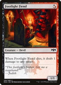 Footlight Fiend, Ravnica Allegiance