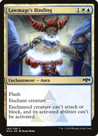 Lawmage's Binding, Ravnica Allegiance