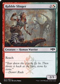 Rubble Slinger, Ravnica Allegiance