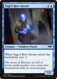 Sage's Row Savant, Ravnica Allegiance