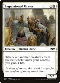 Impassioned Orator, Ravnica Allegiance