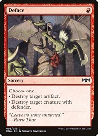 Deface, Ravnica Allegiance