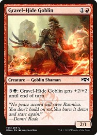 Gravel-Hide Goblin, Ravnica Allegiance