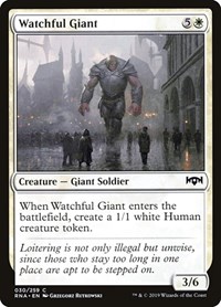 Watchful Giant, Ravnica Allegiance