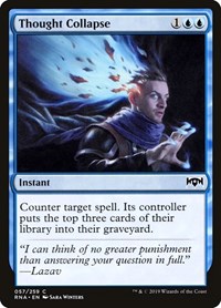 Thought Collapse, Ravnica Allegiance