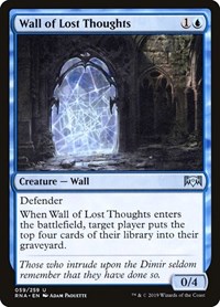 Wall of Lost Thoughts, Ravnica Allegiance