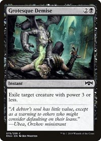 Grotesque Demise, Ravnica Allegiance