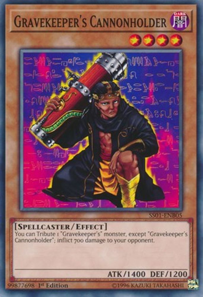 Gravekeeper's Cannonholder, 1st-edition, front