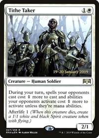 Tithe Taker, Prerelease Cards