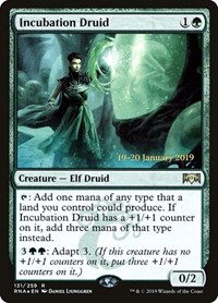 Incubation Druid, Prerelease Cards