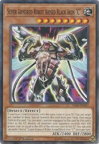 Super Armored Robot Armed Black Iron "C"