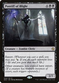 Pontiff of Blight, Ravnica Allegiance: Guild Kits