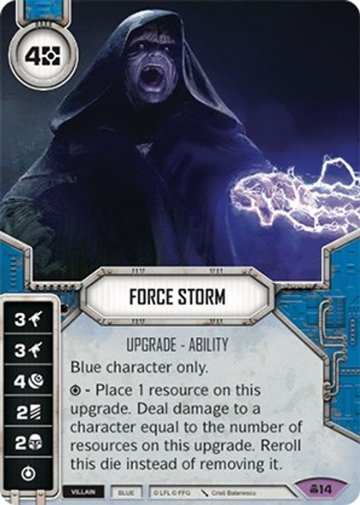 Force Storm (Card Only), Standard, front
