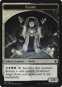 Cleric // Treasure Double-Sided Token, Ravnica Allegiance: Guild Kits