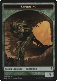 Saproling // Wurm Double-Sided Token, Ravnica Allegiance: Guild Kits