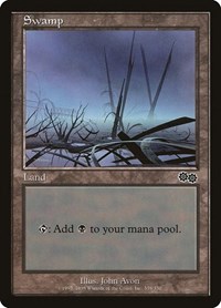 Swamp (339), Urza's Saga