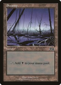 Swamp (340), Urza's Saga