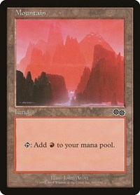 Mountain (343), Urza's Saga