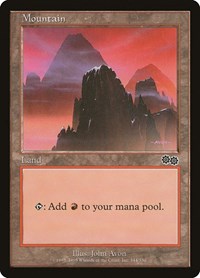 Mountain (344), Urza's Saga