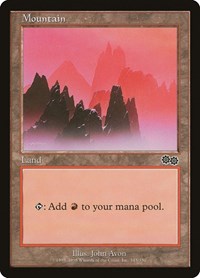 Mountain (345), Urza's Saga