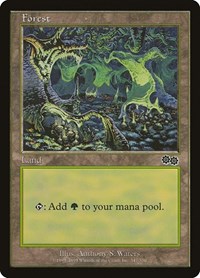 Forest (347), Urza's Saga