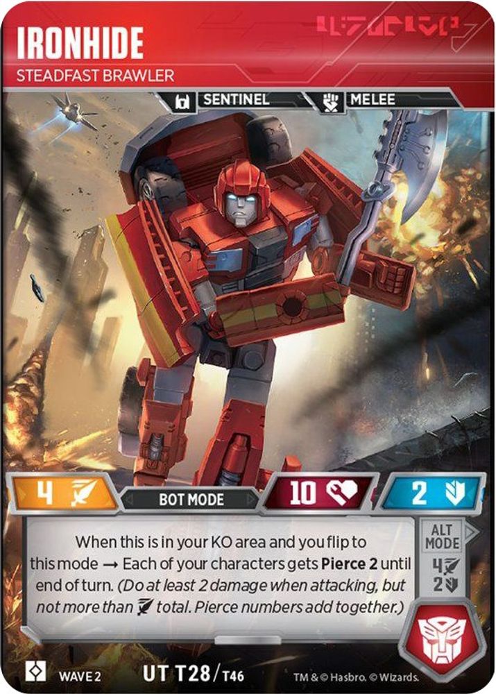 Ironhide - Steadfast Brawler, Foil, front