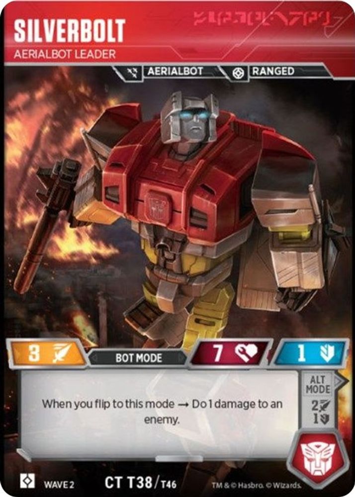Silverbolt - Aerialbot Leader, Foil, front