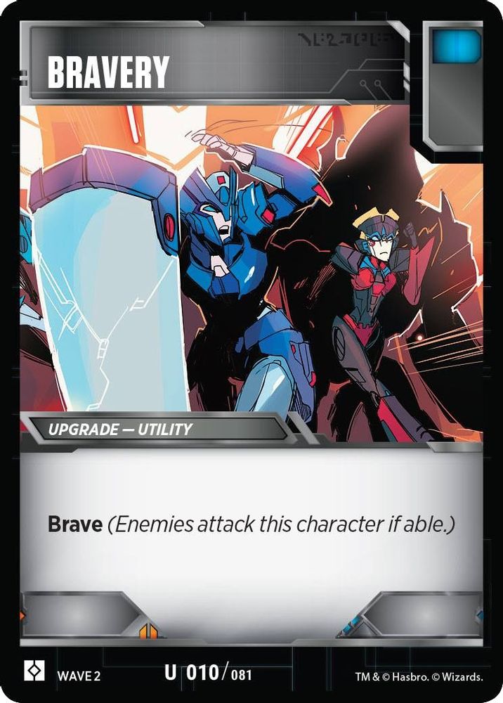 Bravery, Standard, front
