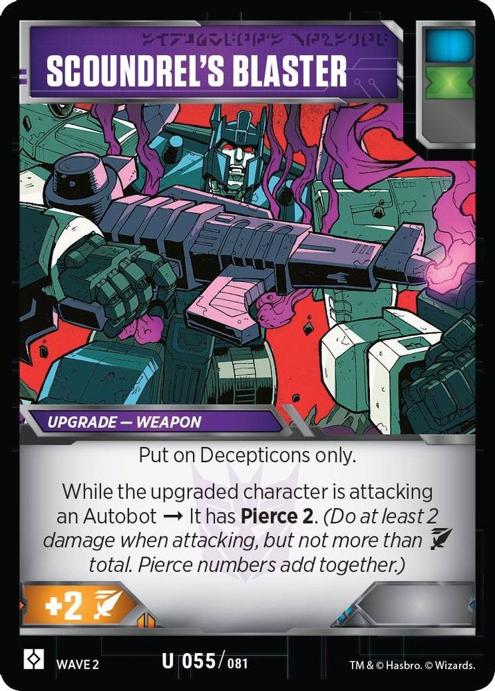 Scoundrel's Blaster, Standard, front