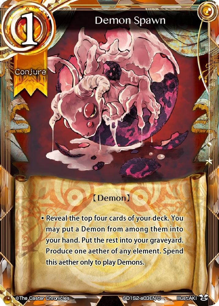 Demon Spawn, Standard, front
