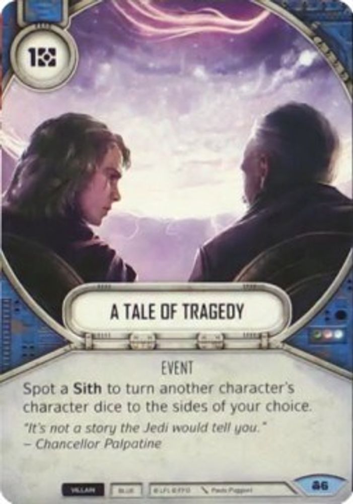 A Tale of Tragedy, Standard, front