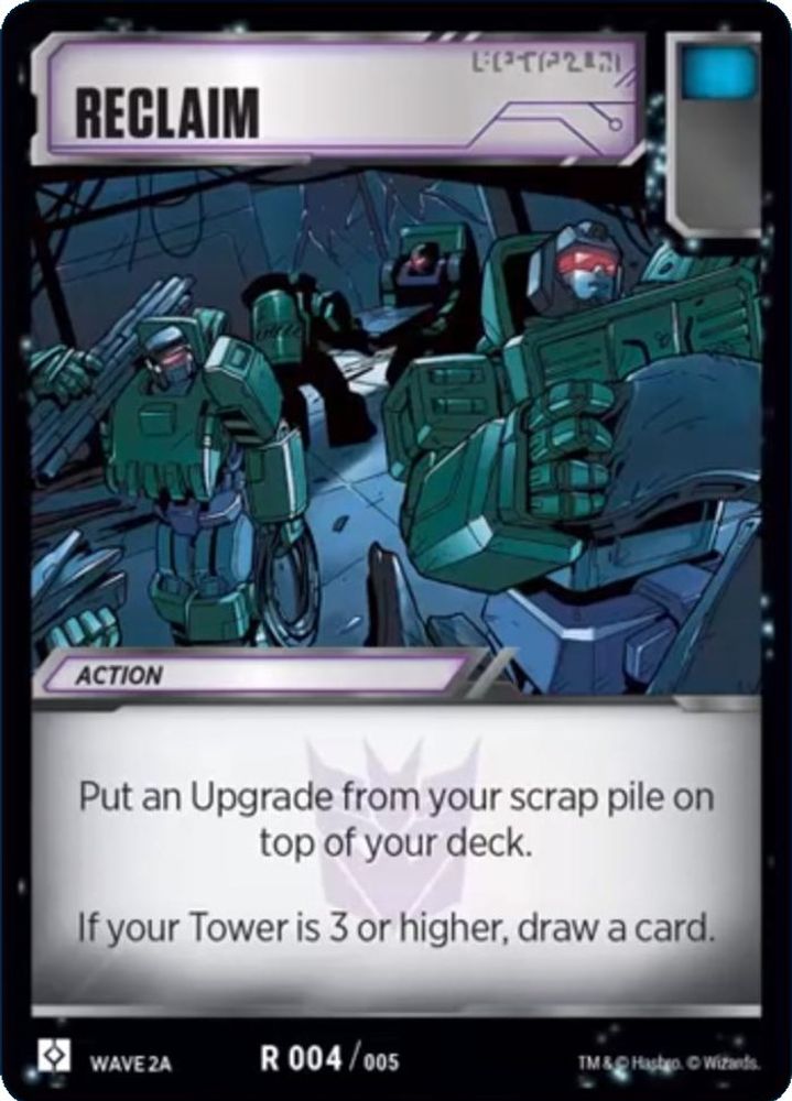 Reclaim (Wave 2A - Devastator), Standard, front