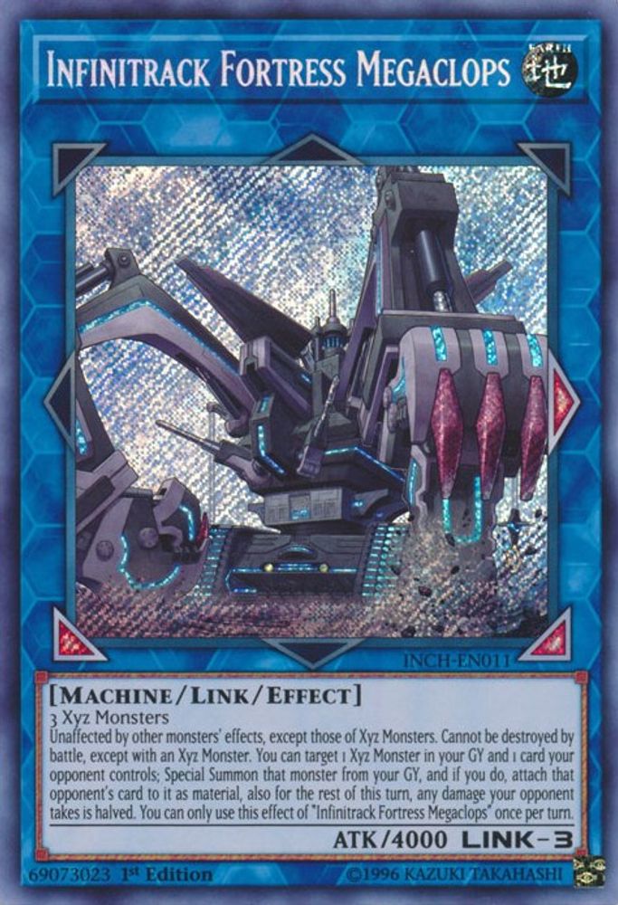 Infinitrack Fortress Megaclops, 1st-edition, front
