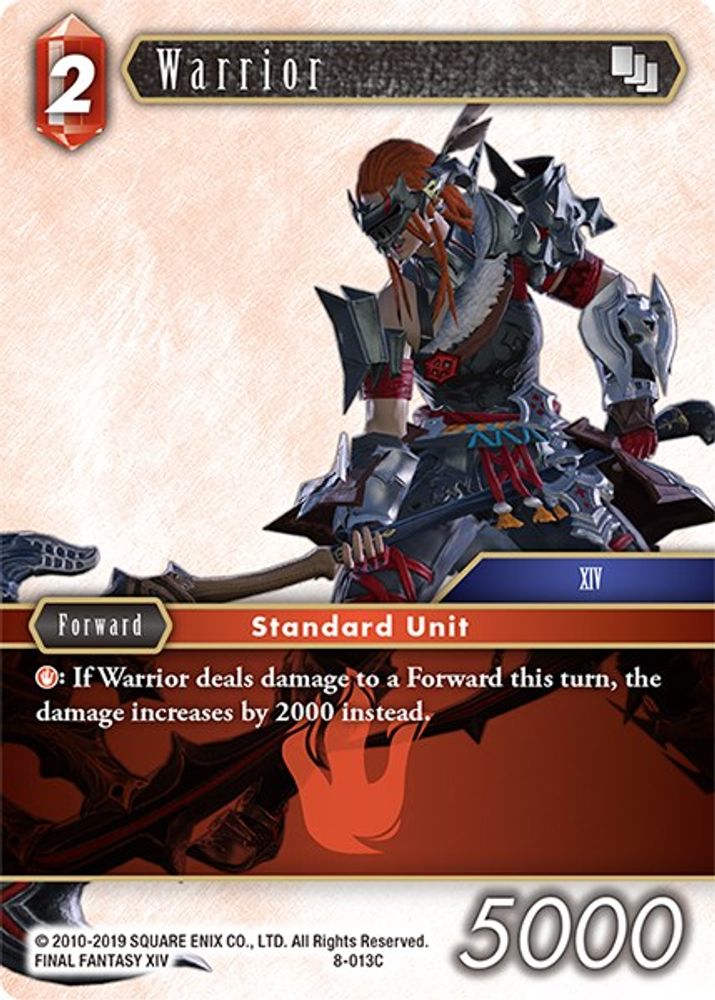 Warrior, Standard, front