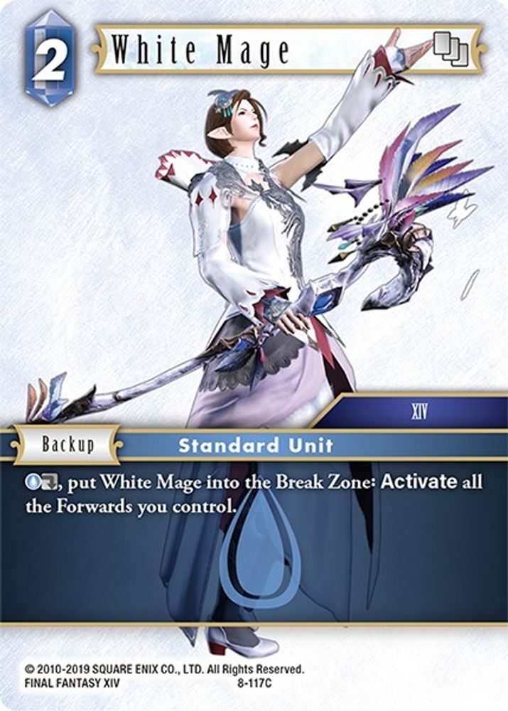 White Mage, Standard, front