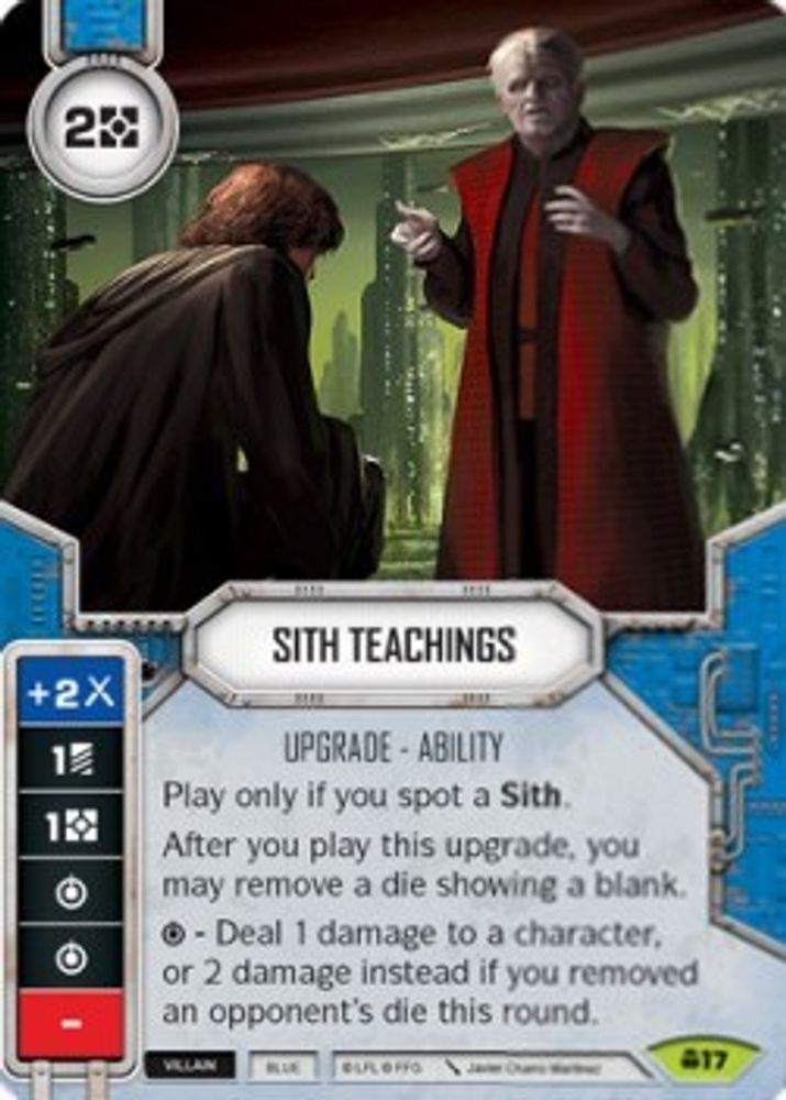 Sith Teachings (Card Only), Standard, front