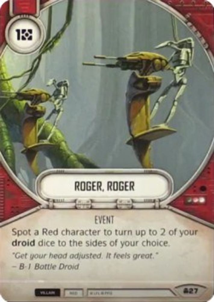 Roger, Roger, Standard, front