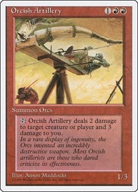 Orcish Artillery, Fourth Edition