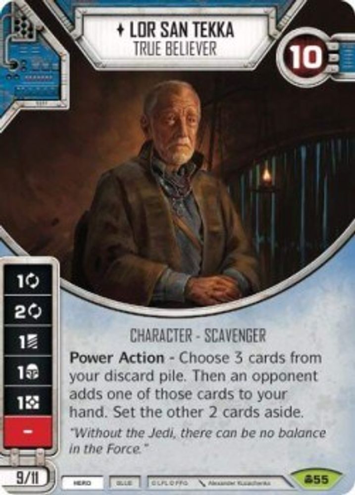 Lor San Tekka - True Believer, Standard, front