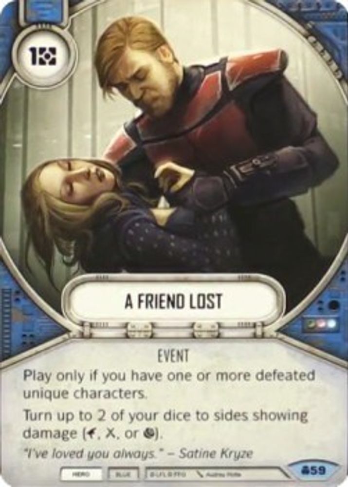 A Friend Lost, Standard, front