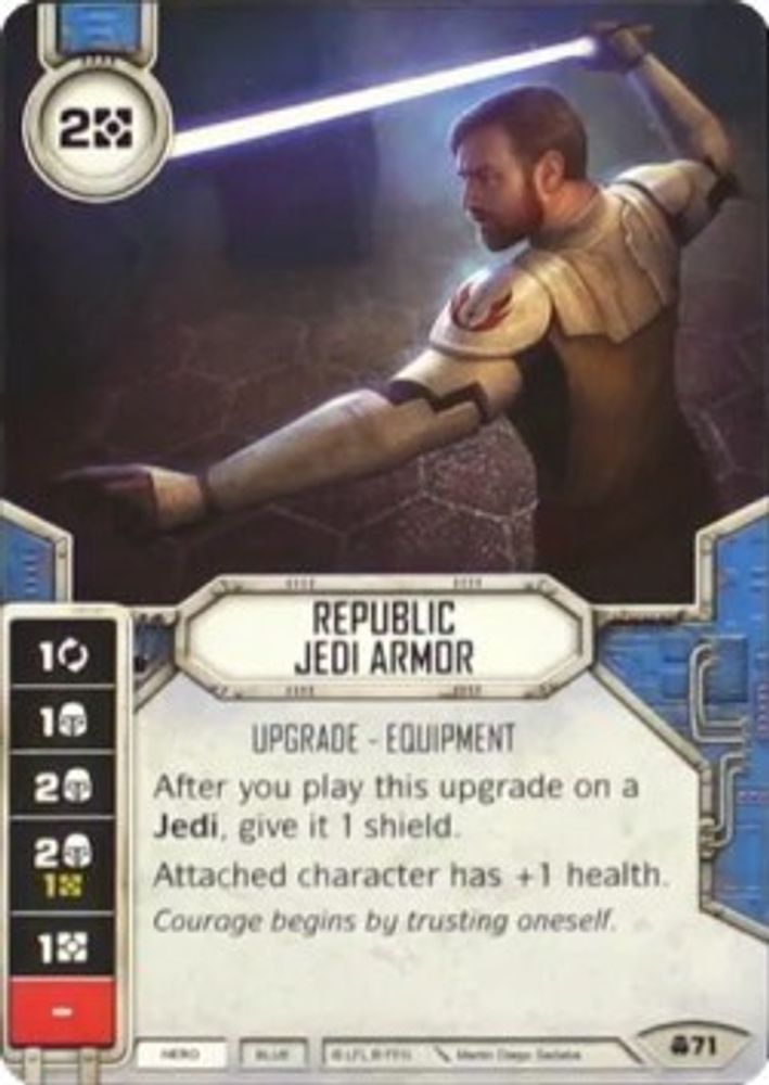 Republic Jedi Armor, Standard, front
