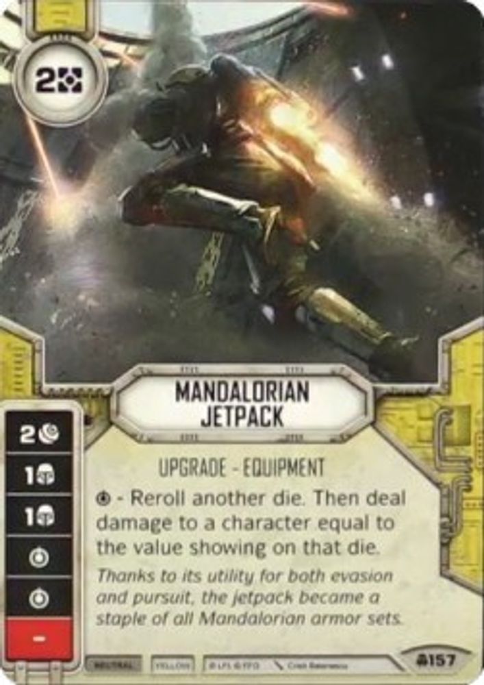 Mandalorian Jetpack (Card Only), Standard, front