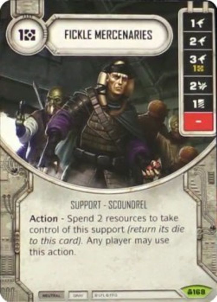 Fickle Mercenaries, Standard, front