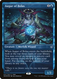 Augur of Bolas, FNM Promos