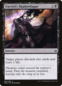 Davriel's Shadowfugue, War of the Spark