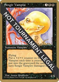 Sengir Vampire - 1996 George Baxter (4ED), World Championship Decks